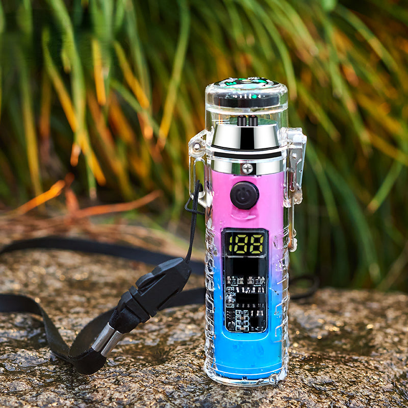Rechargeable Electric Lighter - LED Intelligent Compass