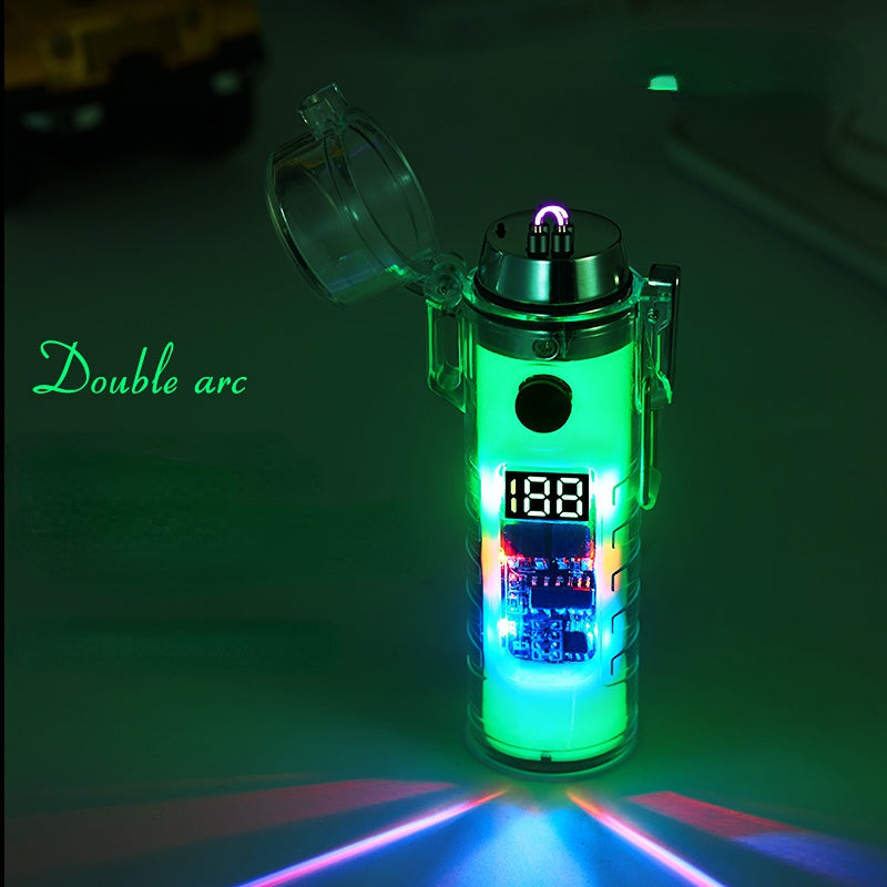 Rechargeable Electric Lighter - LED Intelligent Compass