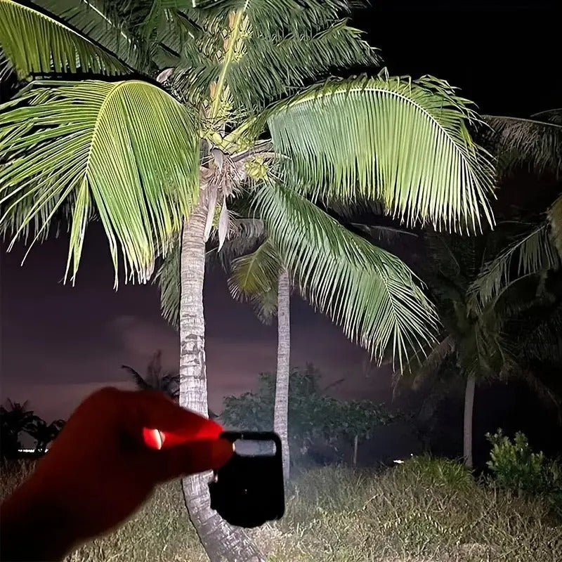 Ultra-Bright Mini LED Flashlight - Rechargeable, Compact Keychain Design