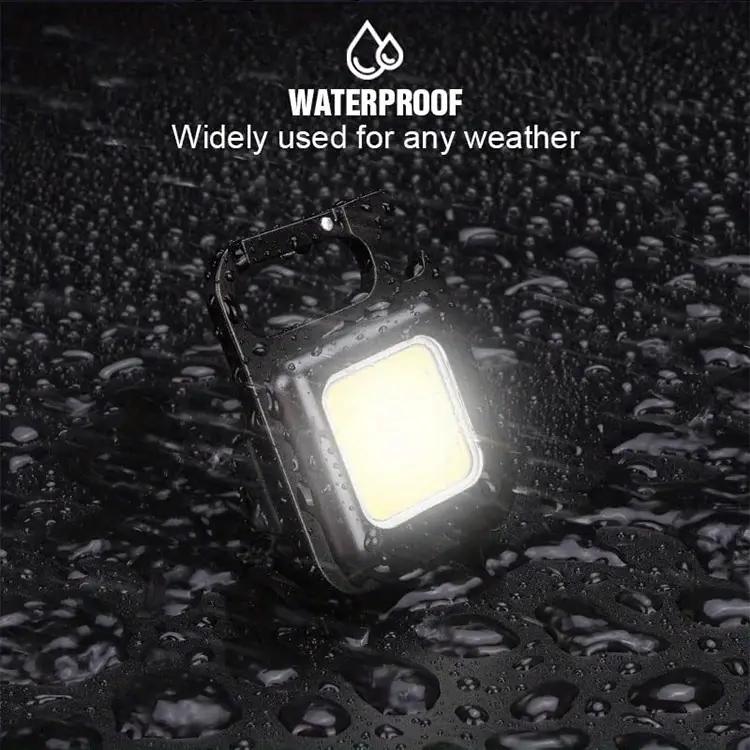 Ultra-Bright Mini LED Flashlight - Rechargeable, Compact Keychain Design
