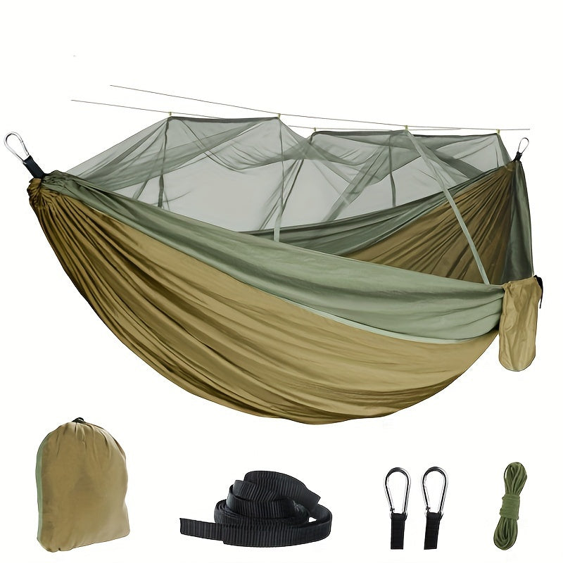 3-in-1 Hammock With Mosquito Net - Waterproof Double Camping Hammock