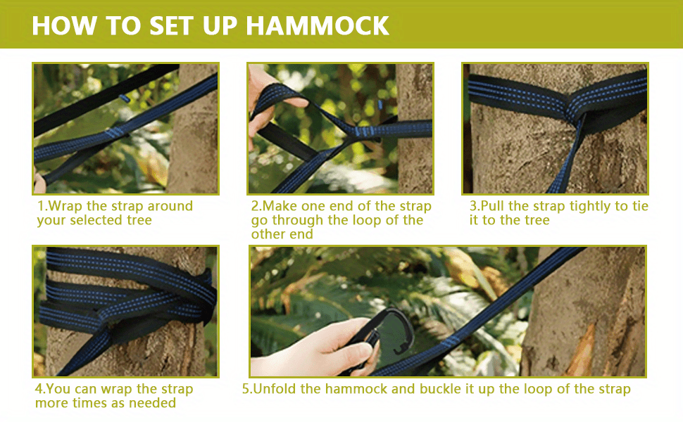 3-in-1 Hammock With Mosquito Net - Waterproof Double Camping Hammock