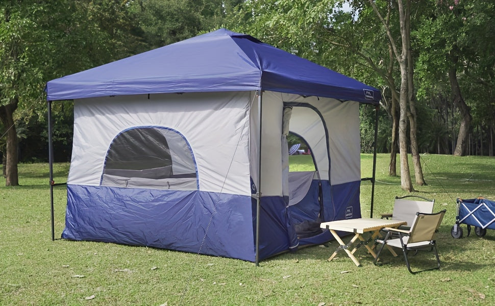 KAMPKEEPER Camping Cube, Converts 10'x10' Straight Leg Canopy into Inner Pop Up Tent