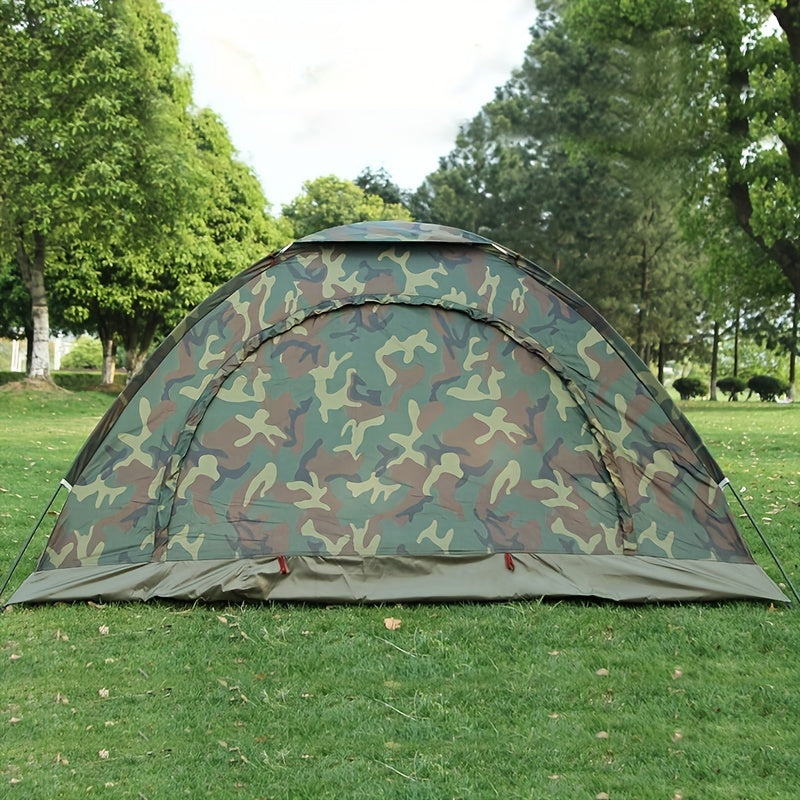 Outdoor Camping Tent, 2-Person Camouflage Tent, Waterproof