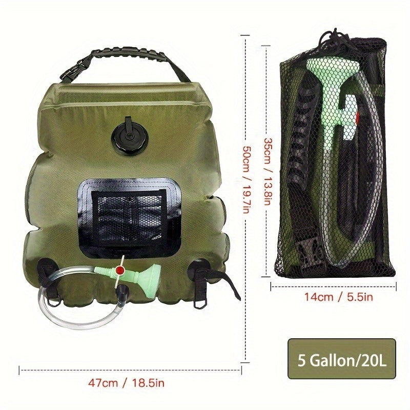5 Gallon Solar Power Thermal Camping Shower