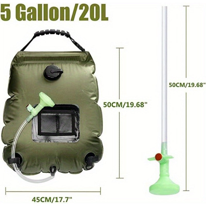 5 Gallon Solar Power Thermal Camping Shower