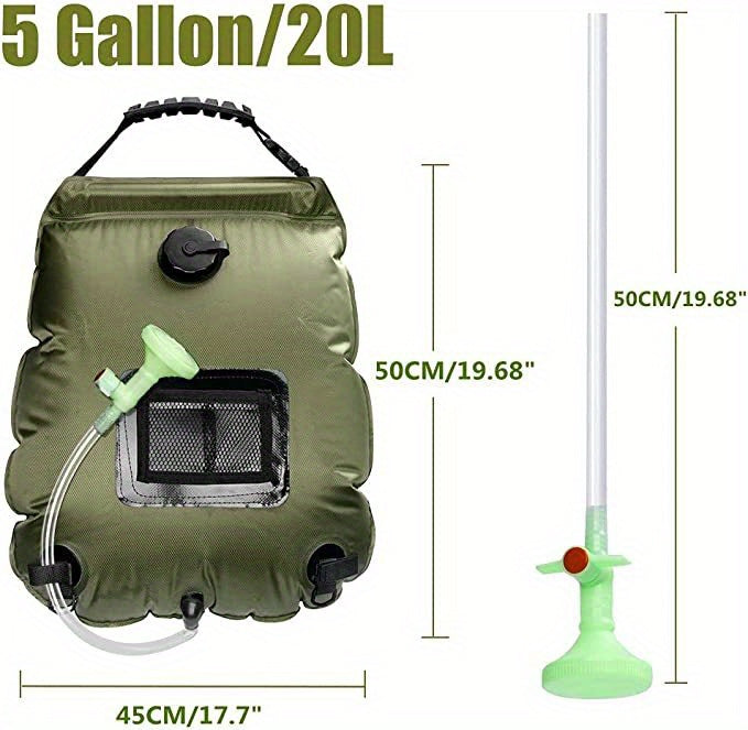 5 Gallon Solar Power Thermal Camping Shower