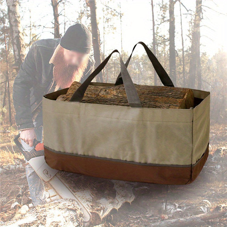 Canvas Firewood Carrier Storage Bag