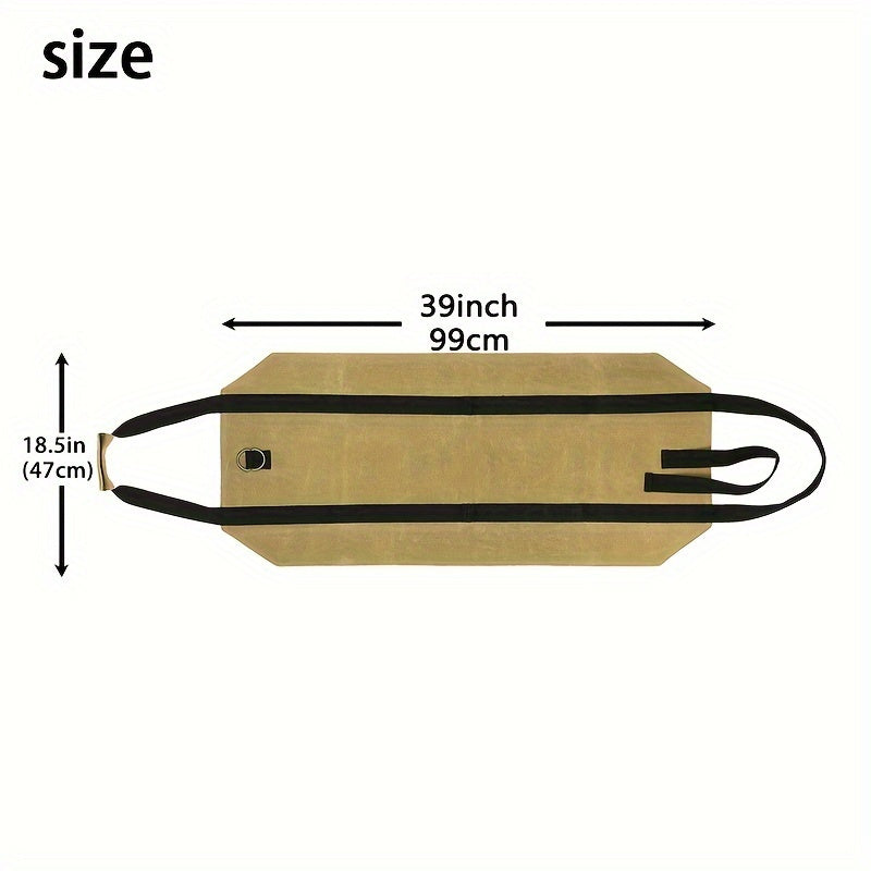 Canvas Firewood Carrier Storage Bag