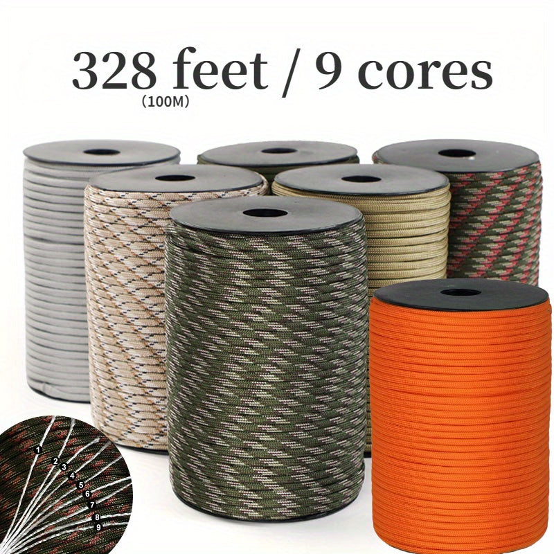 328 Ft. 9 Core Shaft Mounted Tent Windbreak Rope