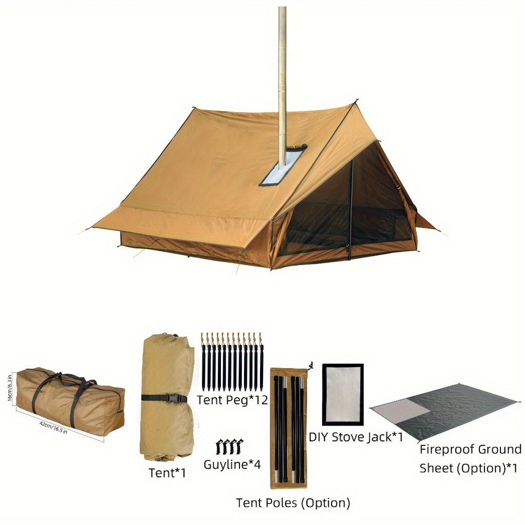 Portable Hot Tent, Ultralight Camping Hot Tent For 2-3 People