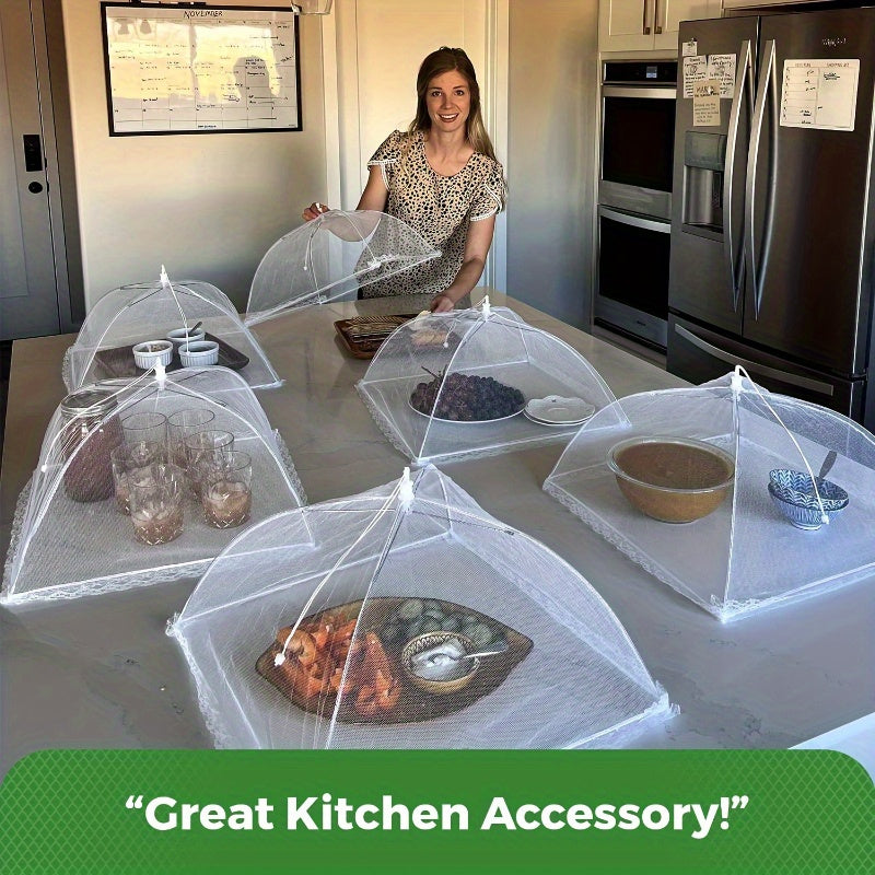 3pcs Ultimate Foldable Picnic Net Food Covers