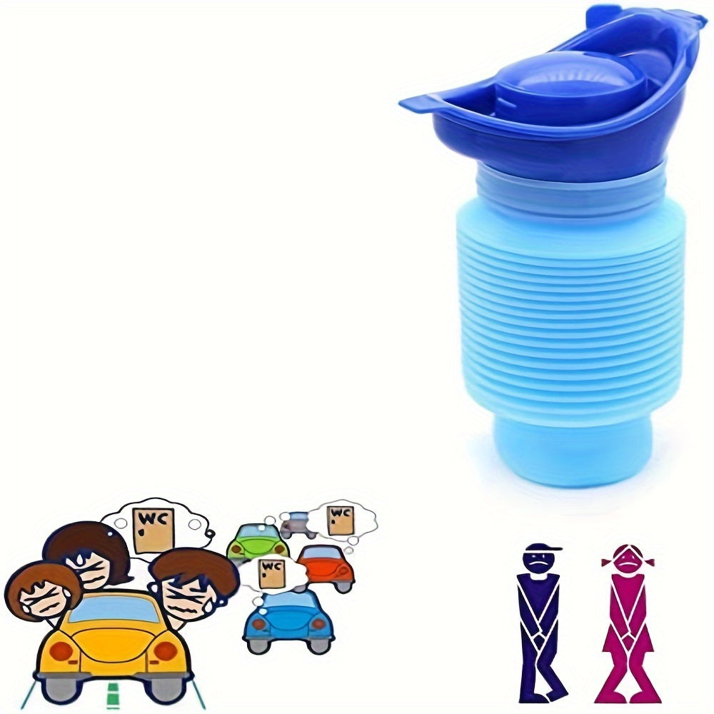 Portable Travel Companion Urinal - Reusable, Collapsible, Spill-Proof