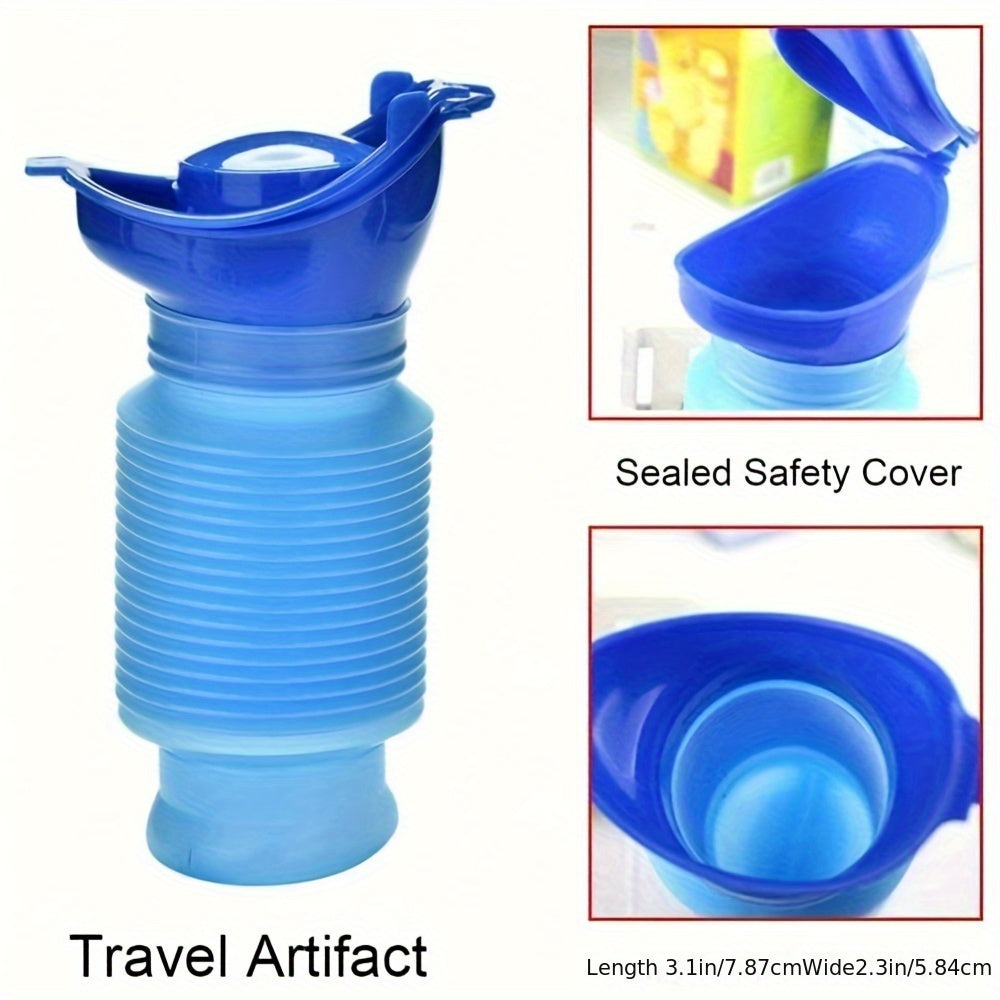 Portable Travel Companion Urinal - Reusable, Collapsible, Spill-Proof
