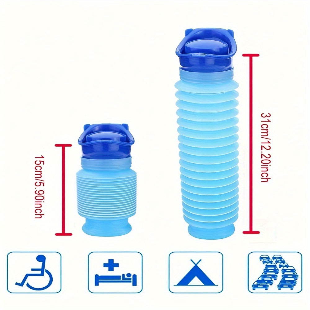 Portable Travel Companion Urinal - Reusable, Collapsible, Spill-Proof