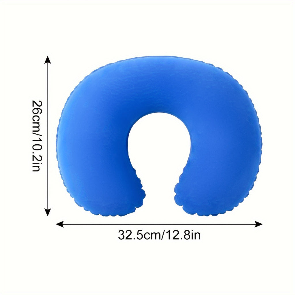 U-Shaped Inflatable Travel Neck Pillow