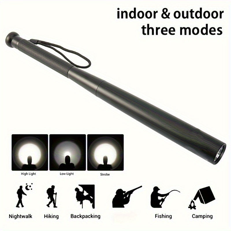 14in Ultra-Durable All Metal Flashlight