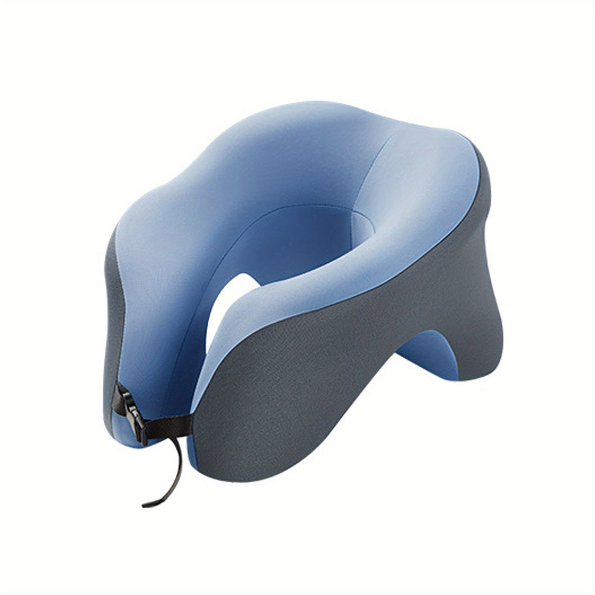 Portable Woven Blue U-Shape Neck Support Pillow