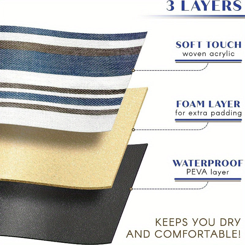 Extra Large Dual-Layer Nylon Picnic Blanket - Water-Resistant