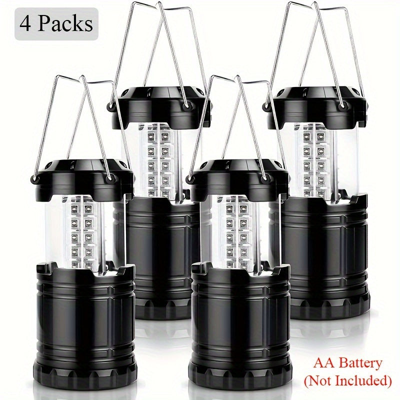 2/4packs 30LED Camping LightsSuper Bright Camping Lantern Portable