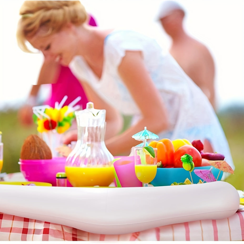 1pc Ice Buffet Salad Serving Inflatable Tray