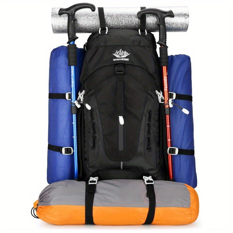 13 gal Hiking Backpack With Adjustable Straps Emergency Whistle