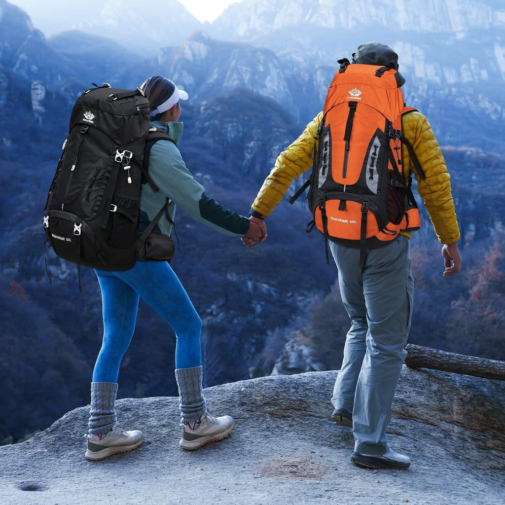 13 gal Hiking Backpack With Adjustable Straps Emergency Whistle