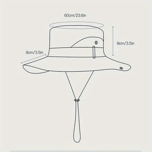 2-Pack UV Protection Breathable Embroidery Mountain Bucket Hats