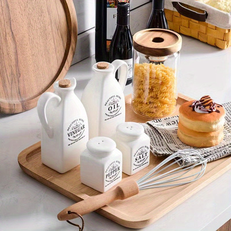 4pcs/set, Ceramic Dispenser Bottle