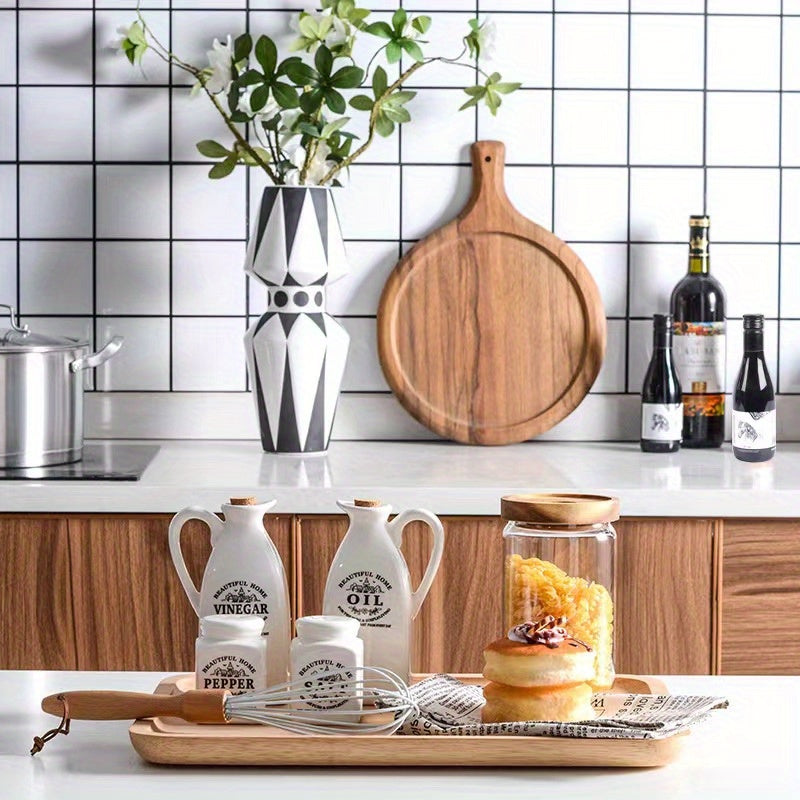 4pcs/set, Ceramic Dispenser Bottle