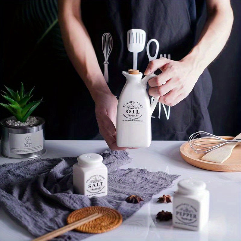 4pcs/set, Ceramic Dispenser Bottle