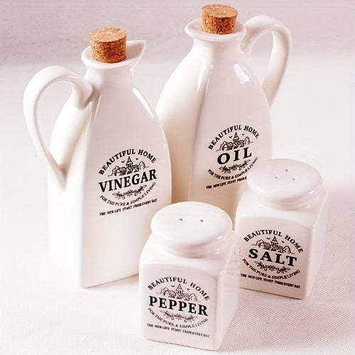 4pcs/set, Ceramic Dispenser Bottle