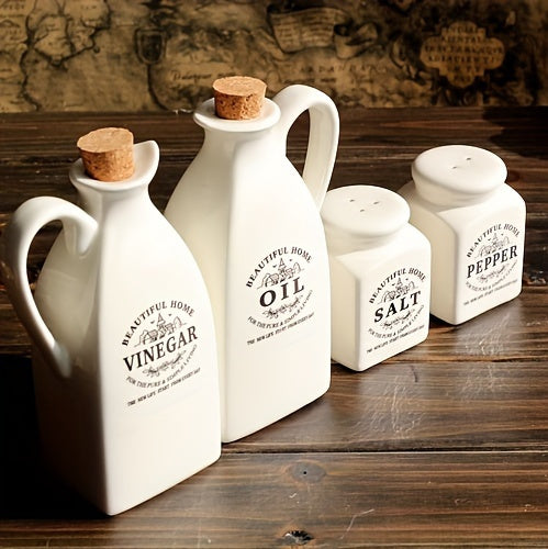 4pcs/set, Ceramic Dispenser Bottle