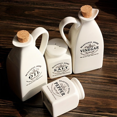 4pcs/set, Ceramic Dispenser Bottle