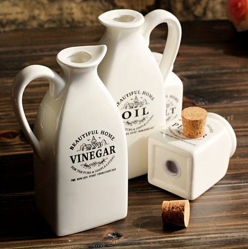 4pcs/set, Ceramic Dispenser Bottle