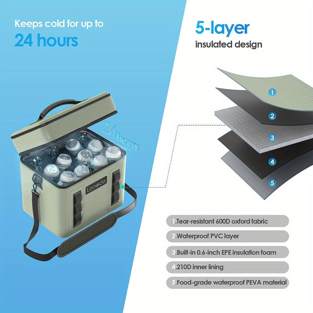 Lisa Soft Cooler Bag - Premium Insulation for 20/36 Cans
