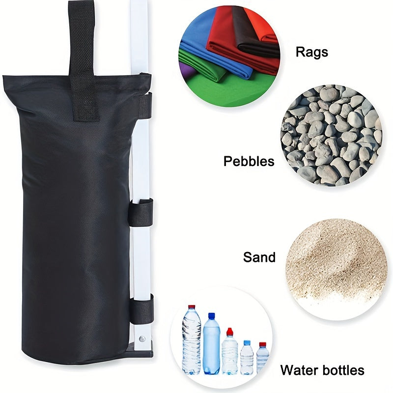 4pcs Heavy-Duty Pop-Up Canopy Weight Bags - Ultra-Sturdy and Reliable Tent Anchors