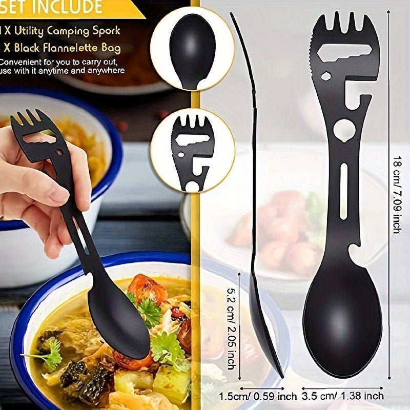 10-in-1 Multi-Purpose Stainless Steel Spork