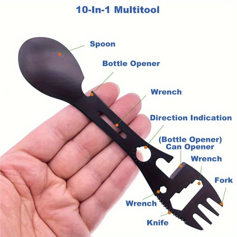 10-in-1 Multi-Purpose Stainless Steel Spork