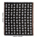 Skull Pattern Picnic Blanket, Machine Washable