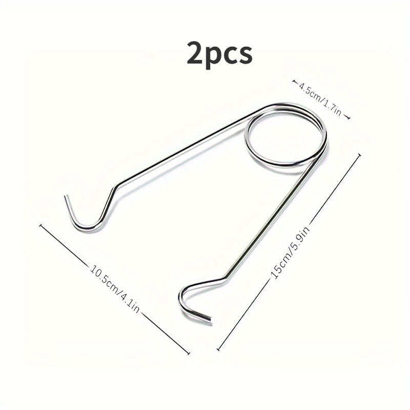 2pcs Stainless Steel Camping Kettle Hooks