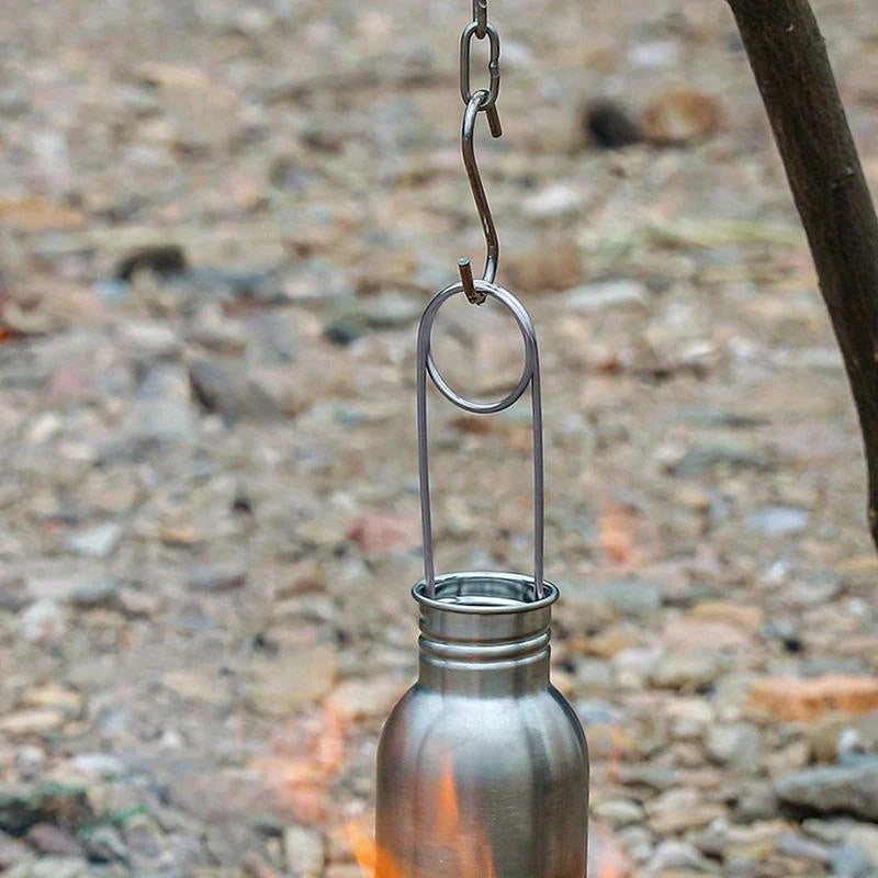 2pcs Stainless Steel Camping Kettle Hooks