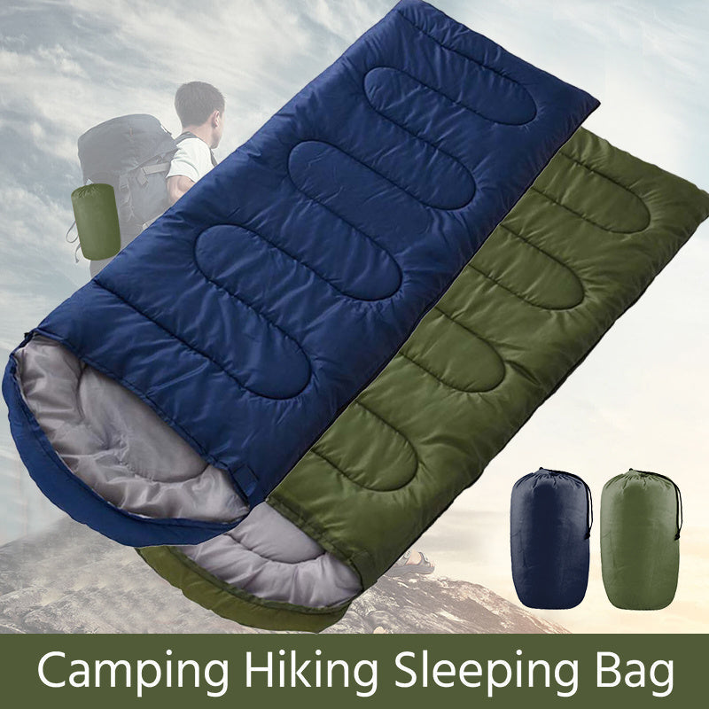 3-Season Ultra-Comfortable Camping Sleeping Bag for Adults - Lightweight