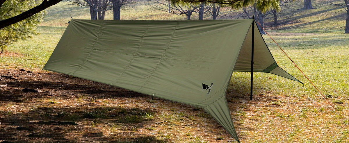 Waterproof Hammock Rain Fly - 17 × 10 ft
