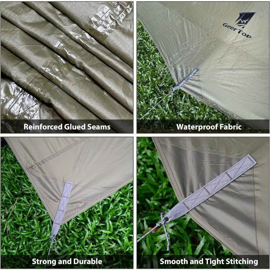 14x12 ft Camping Tarp, Waterproof