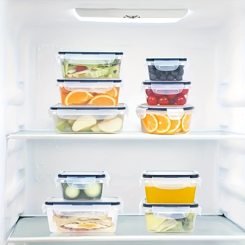 12 Pcs/ Set Container Set, Food Storage Containers With Lids, Airtight Leak Proof