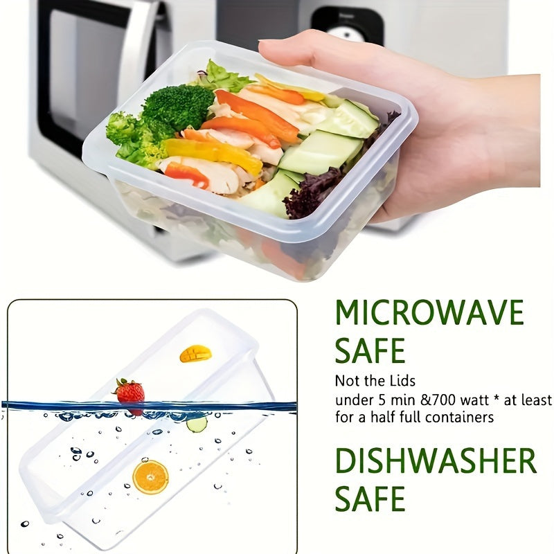 12 Pcs/ Set Container Set, Food Storage Containers With Lids, Airtight Leak Proof