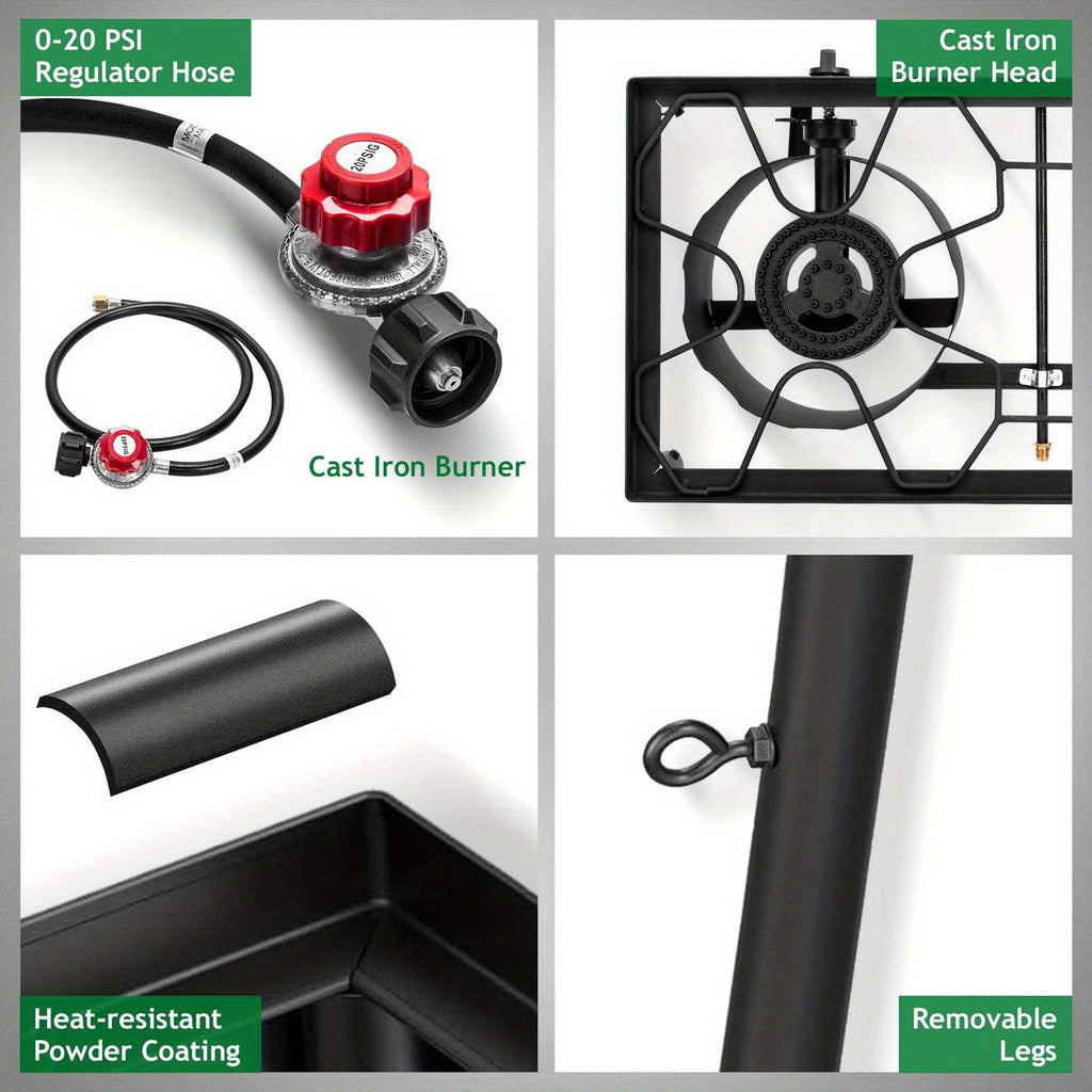 3/2/1 Burner Gas Propane Stove Outdoor Camping Picnic Grill
