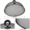 8 Pack Metal Mesh Food Cover, 10.8 Inch Outdoor Picnic Plate Serving Covers