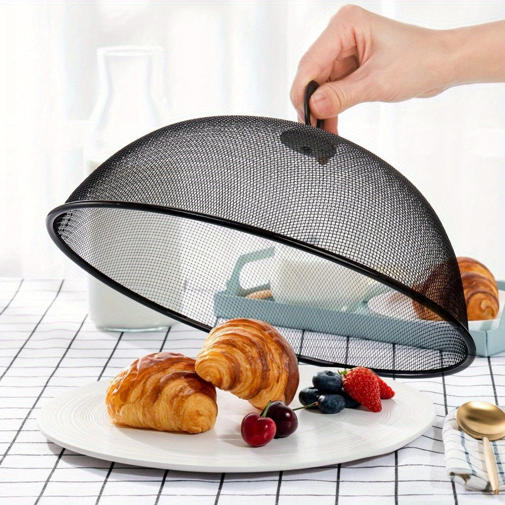 8 Pack Metal Mesh Food Cover, 10.8 Inch Outdoor Picnic Plate Serving Covers